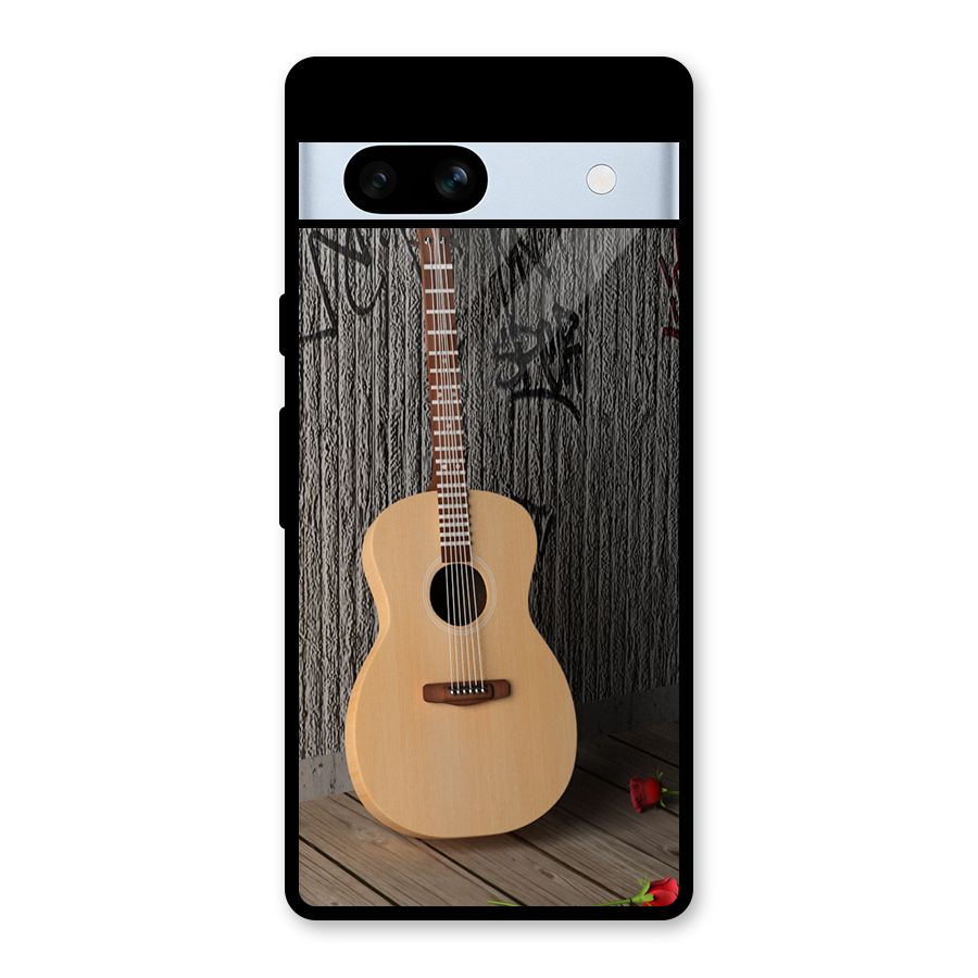 Guitar Classic Glass Back Case for Google Pixel 7a