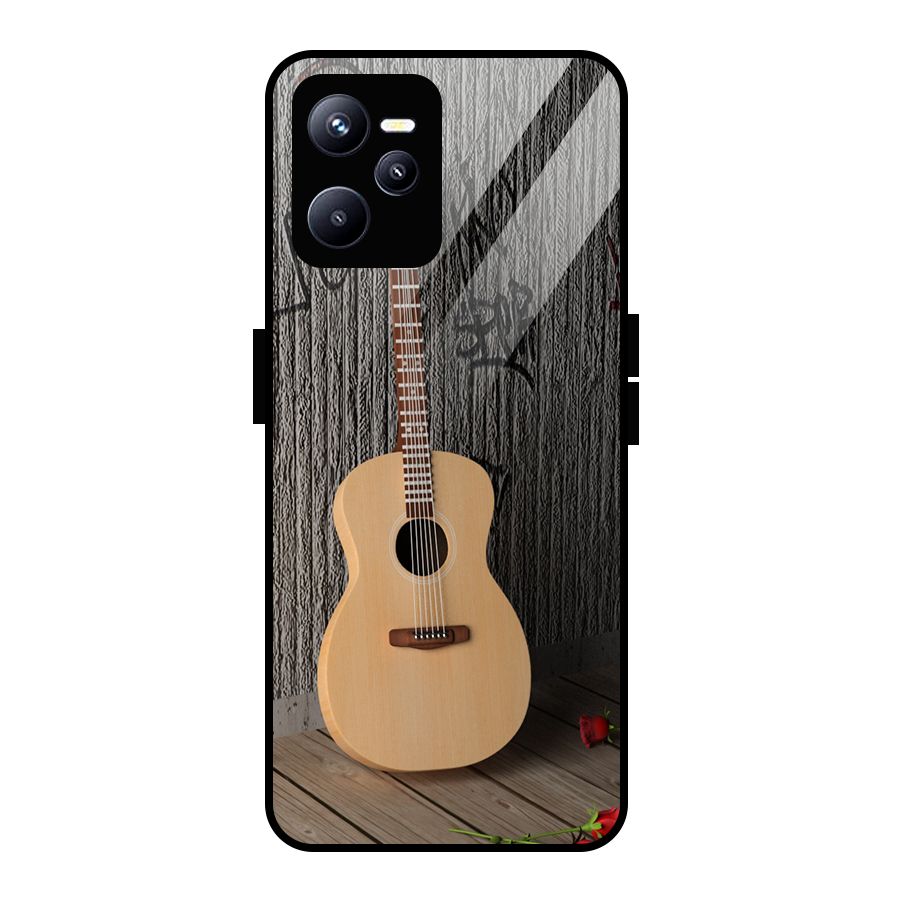 Guitar Classic Glass Back Case for Realme C35