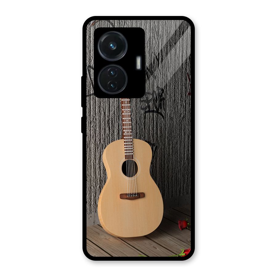 Guitar Classic Glass Back Case for Vivo T1 44W