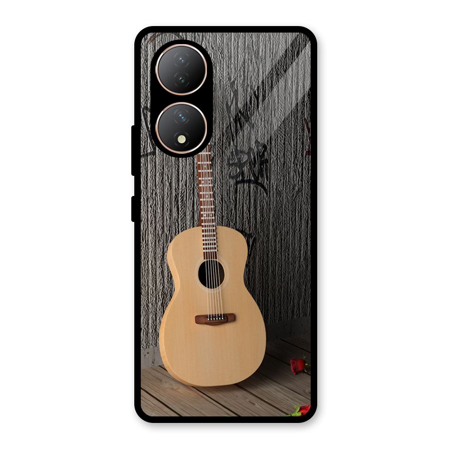 Guitar Classic Glass Back Case for Vivo Y100A