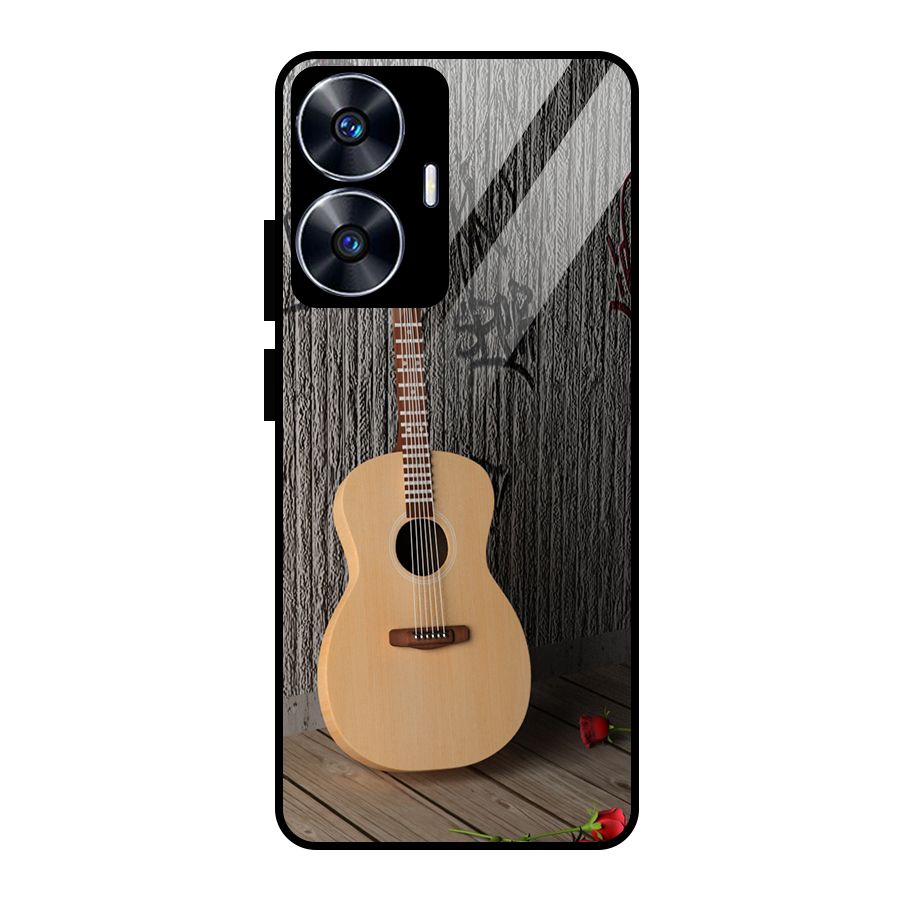 Guitar Classic Glass Back Case for realme C55