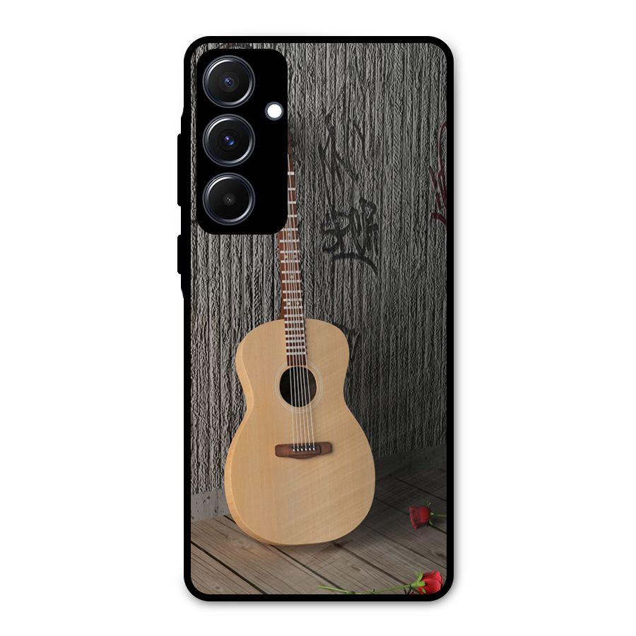 Guitar Classic Metal Back Case for Galaxy A55
