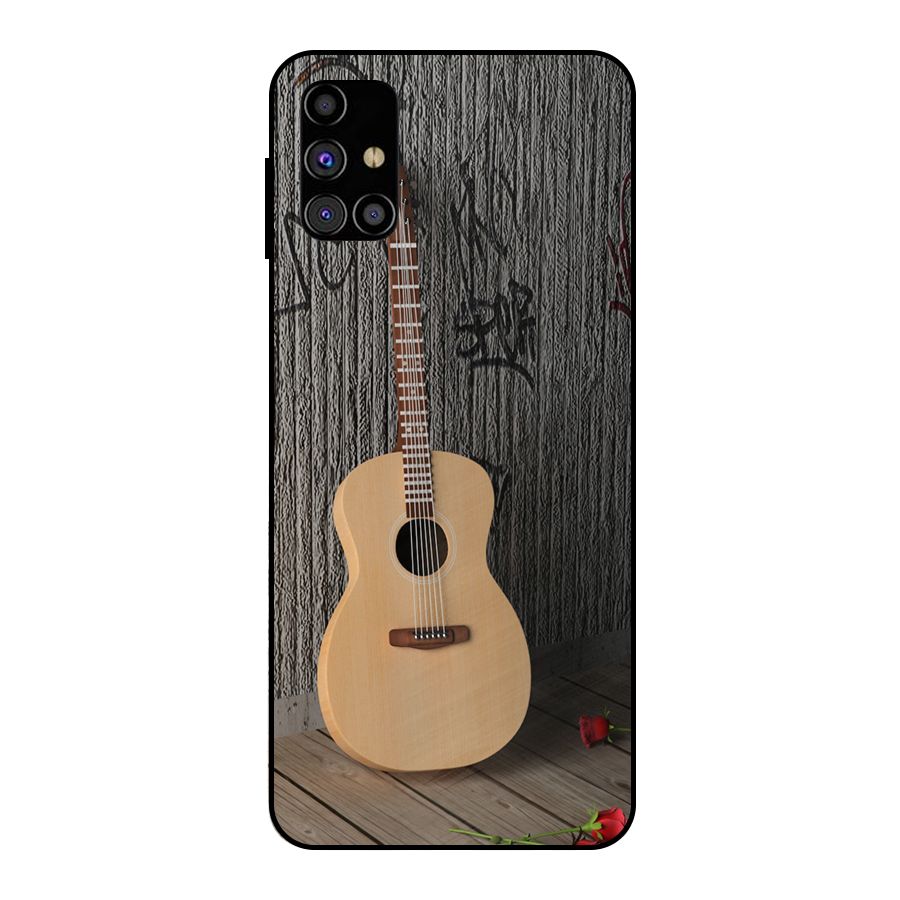 Guitar Classic Metal Back Case for Galaxy M31s