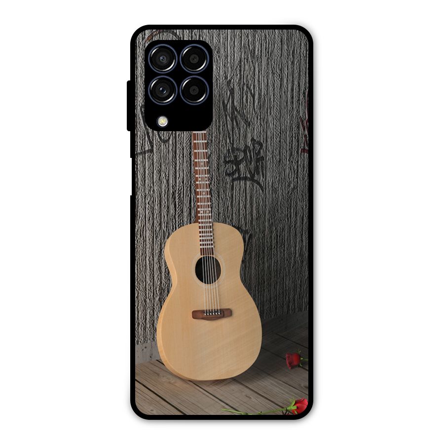 Guitar Classic Metal Back Case for Galaxy M53 5G