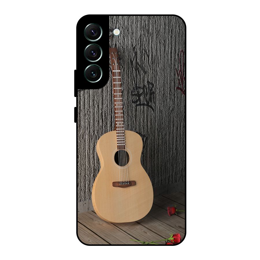Guitar Classic Metal Back Case for Galaxy S22 Plus 5G