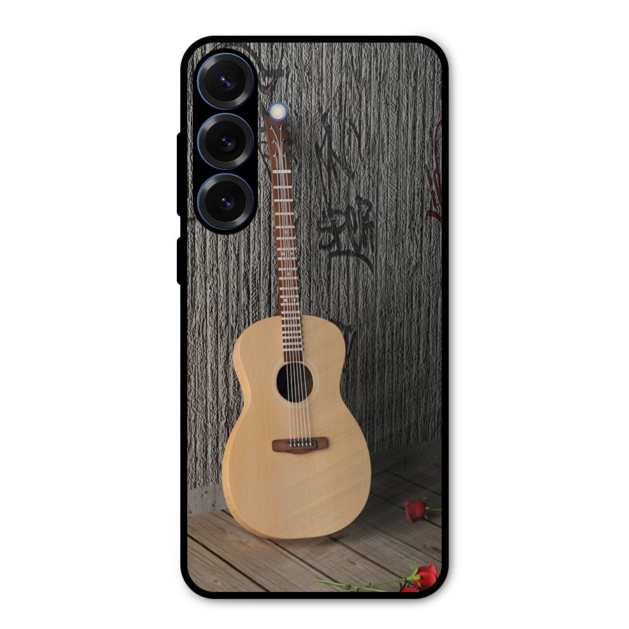 Guitar Classic Metal Back Case for Galaxy S25 Plus
