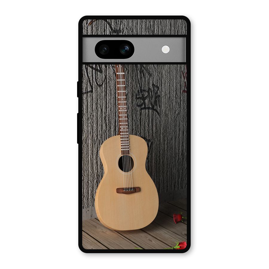Guitar Classic Metal Back Case for Google Pixel 7a