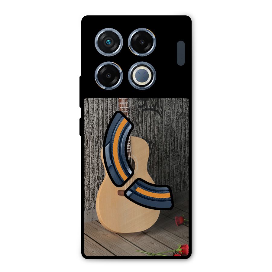 Guitar Classic Metal Back Case for Infinix GT 20 Pro