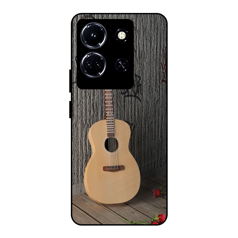 Guitar Classic Metal Back Case for Infinix Note 30 5G