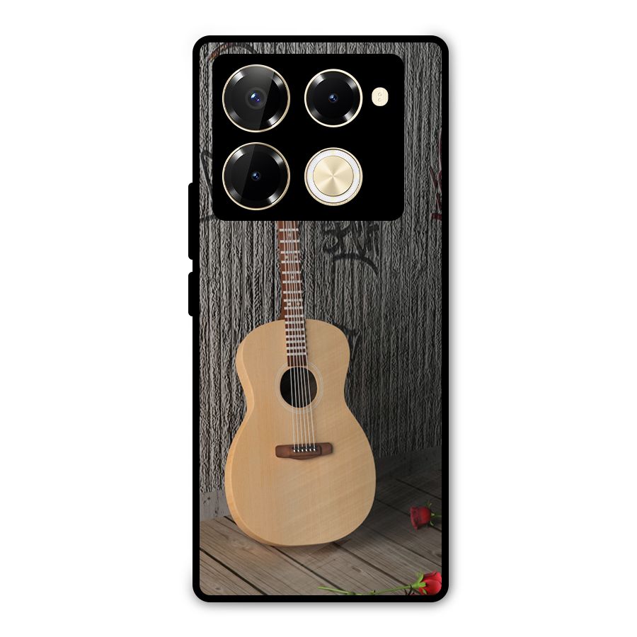 Guitar Classic Metal Back Case for Infinix Note 40 Pro Plus