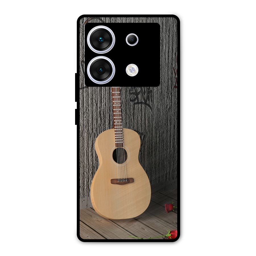 Guitar Classic Metal Back Case for Infinix Zero 30 5G