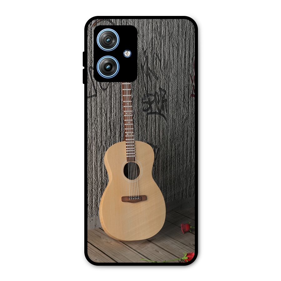Guitar Classic Metal Back Case for Moto G54