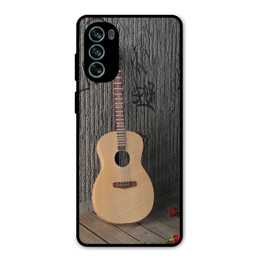 Guitar Classic Metal Back Case for Moto G62