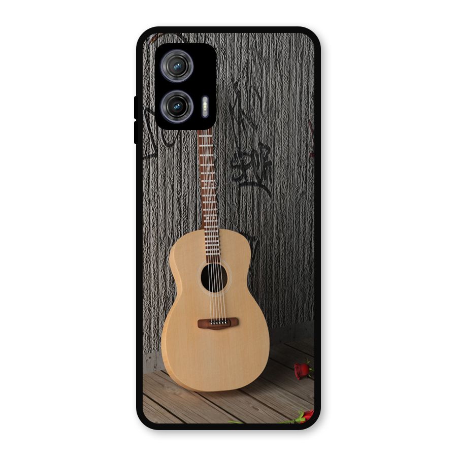 Guitar Classic Metal Back Case for Moto G73