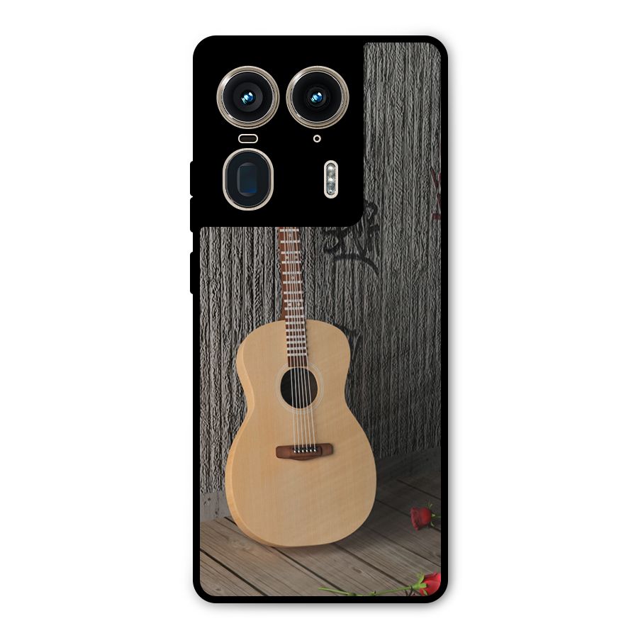 Guitar Classic Metal Back Case for Motorola Edge 50 Ultra