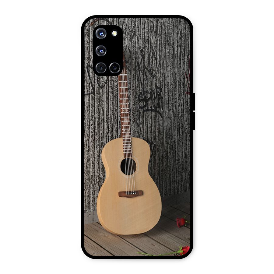 Guitar Classic Metal Back Case for Oppo A52