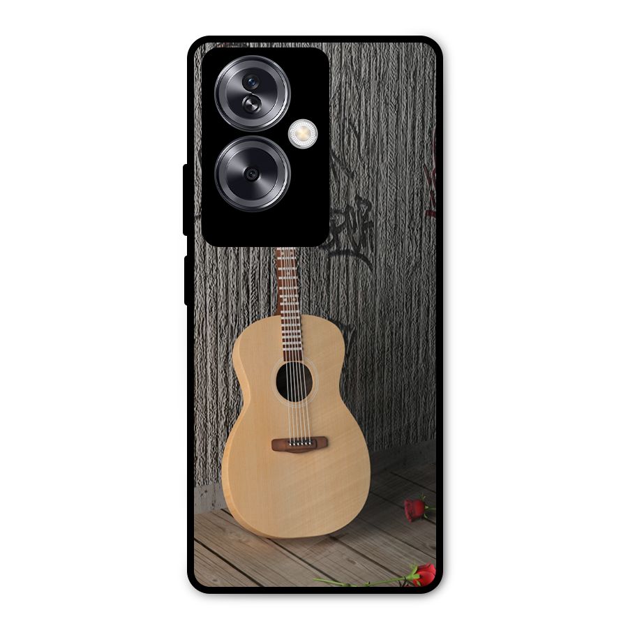Guitar Classic Metal Back Case for Oppo A79 5G