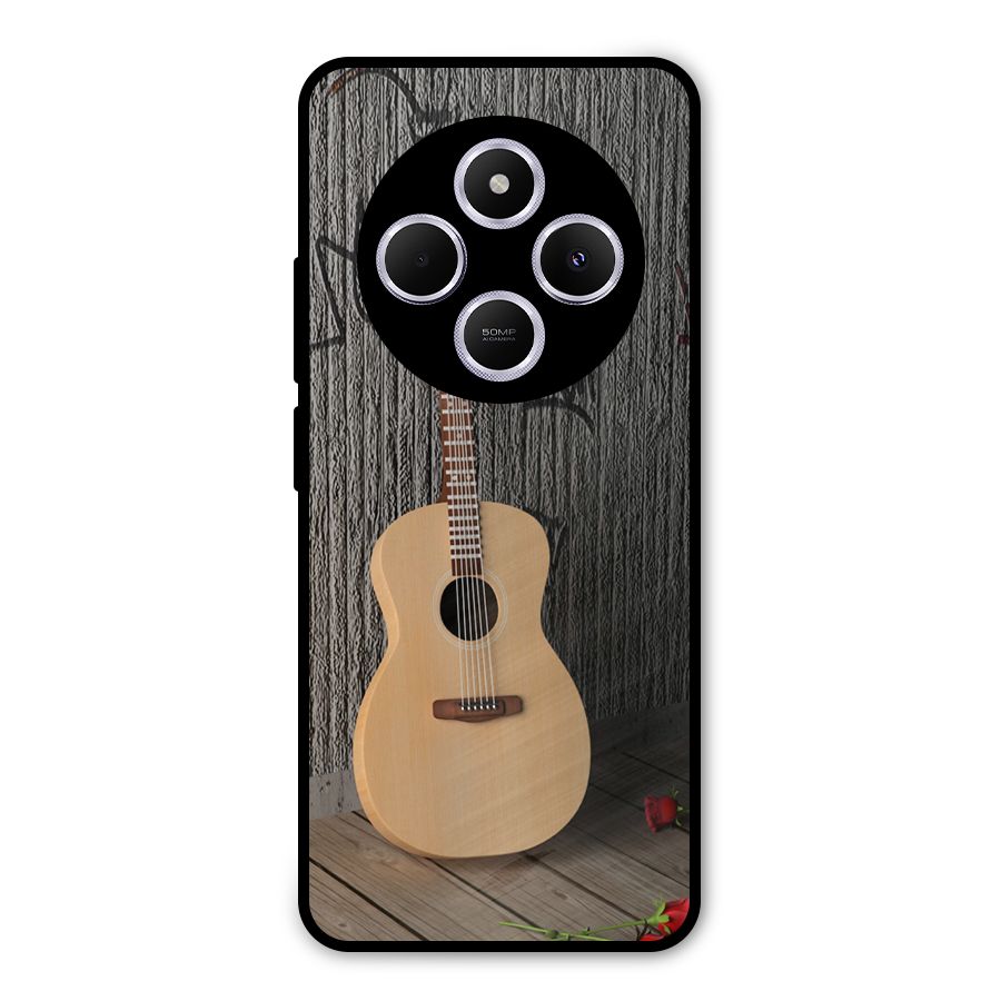 Guitar Classic Metal Back Case for Poco C75 5G