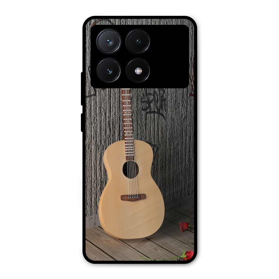 Guitar Classic Metal Back Case for Poco X6 Pro