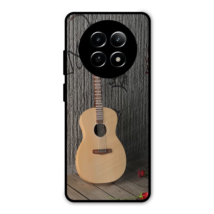 Guitar Classic Metal Back Case for Realme 12 5G