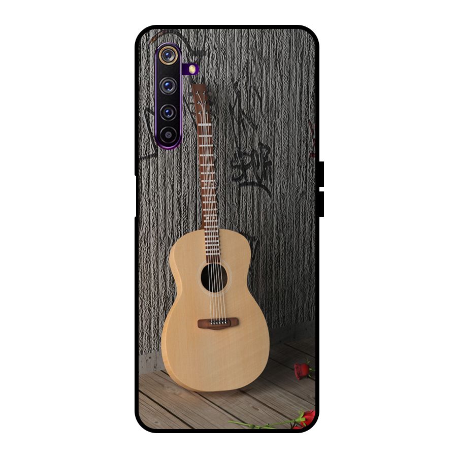 Guitar Classic Metal Back Case for Realme 6 Pro