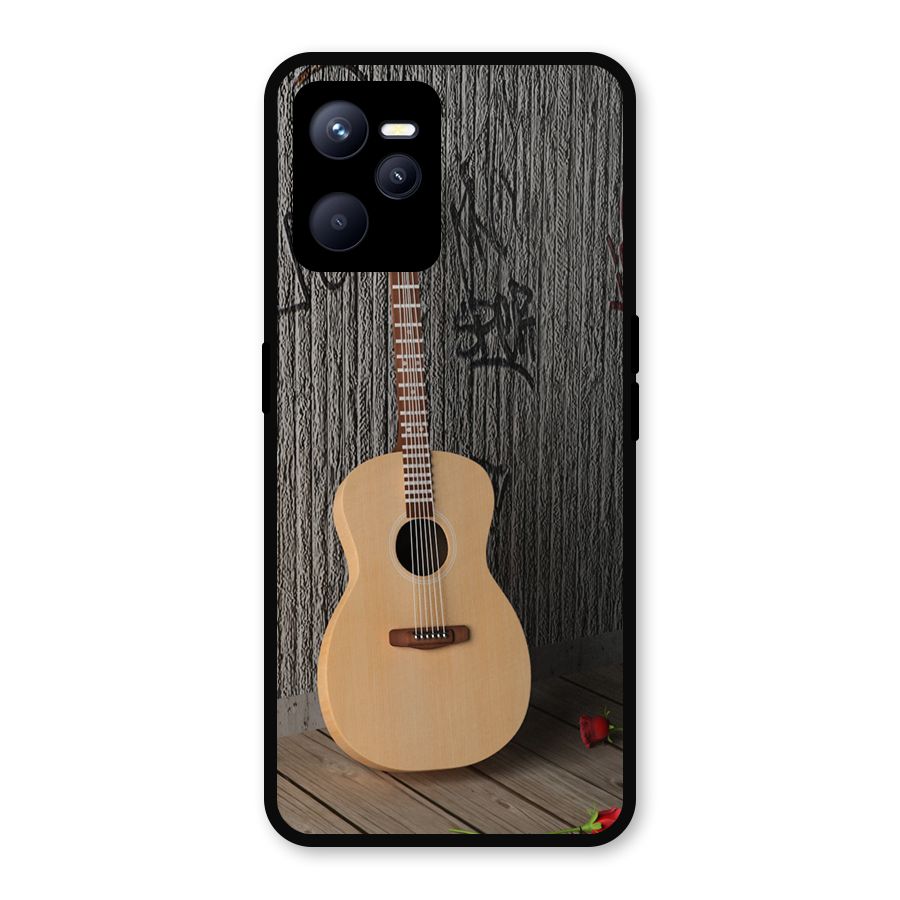 Guitar Classic Metal Back Case for Realme C35