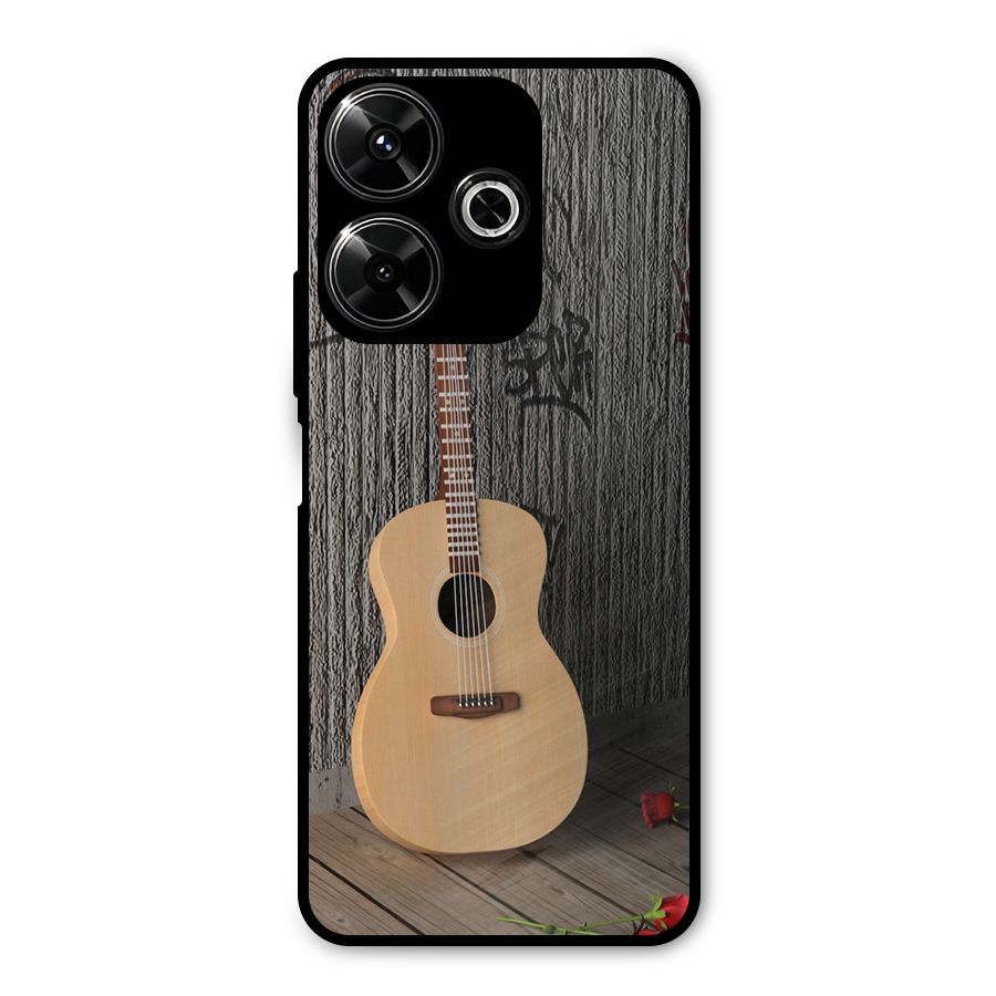 Guitar Classic Metal Back Case for Redmi 13 5G