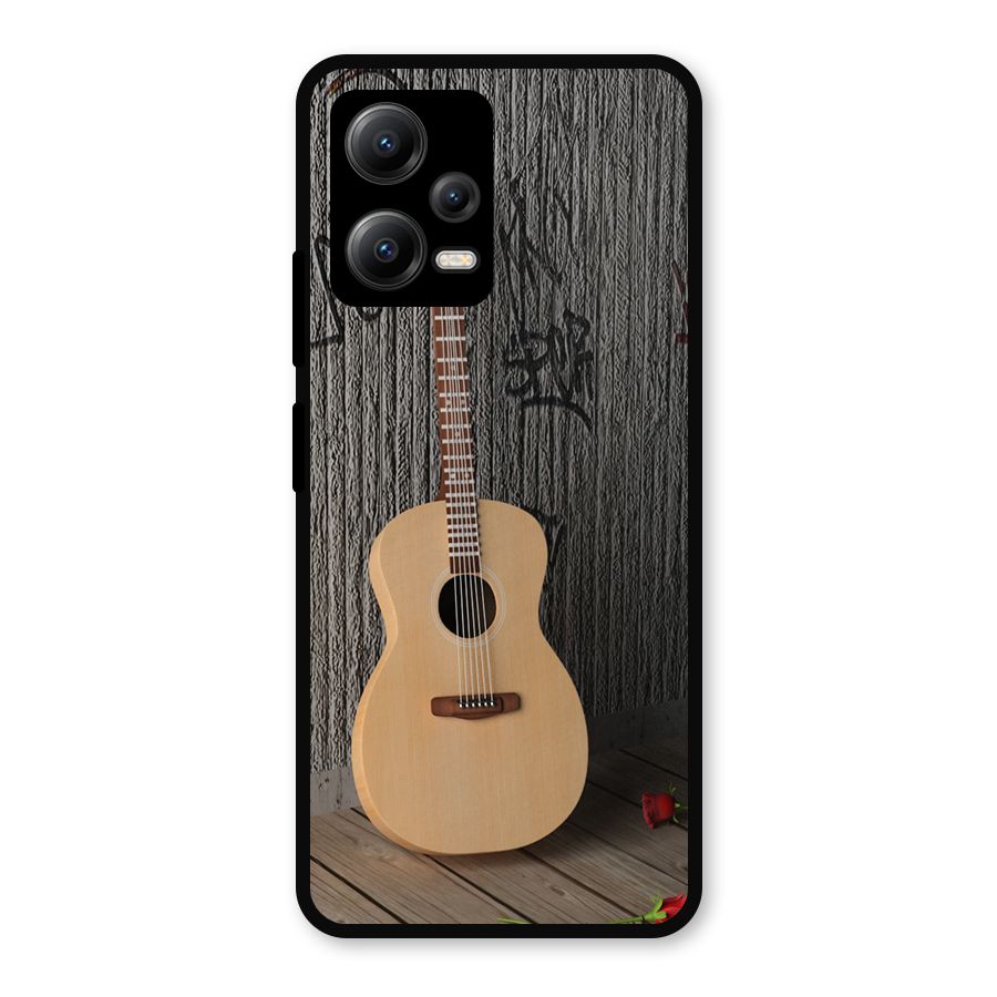 Guitar Classic Metal Back Case for Redmi Note 12 5G