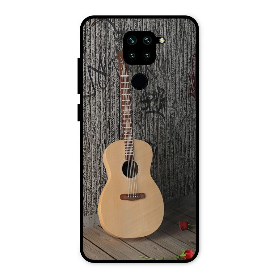 Guitar Classic Metal Back Case for Redmi Note 9