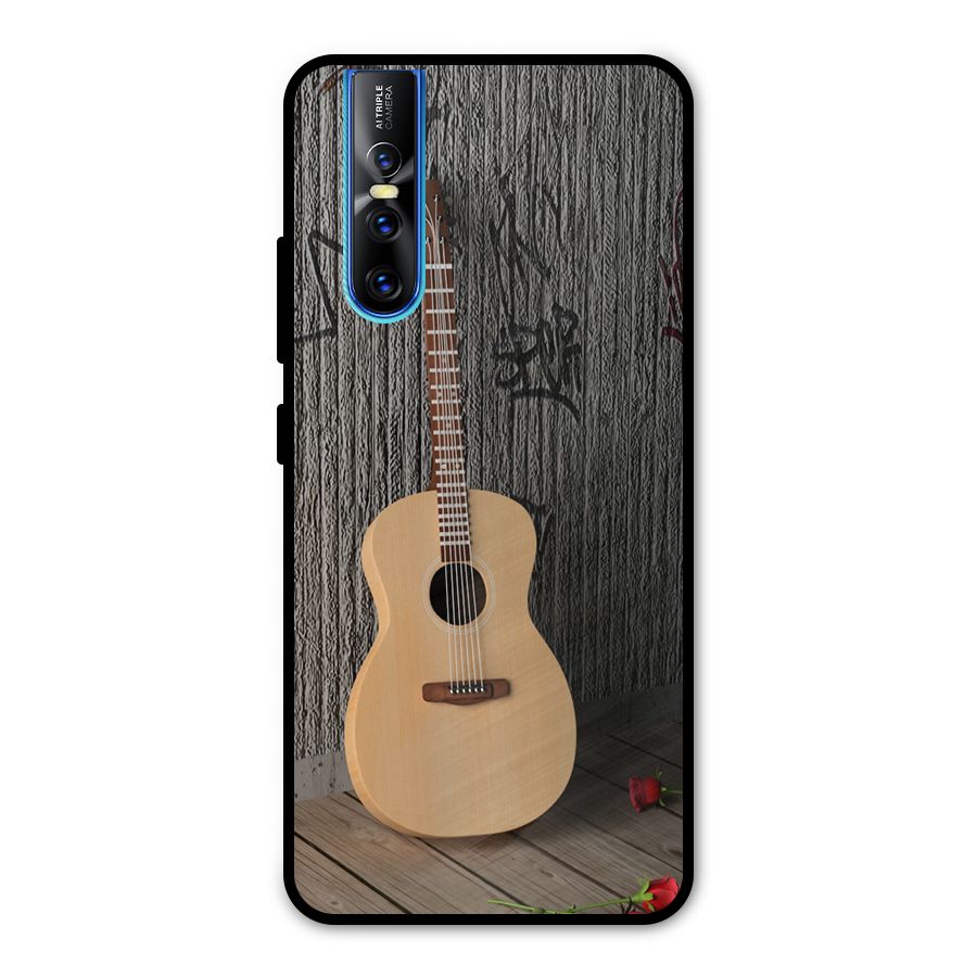 Guitar Classic Metal Back Case for Vivo V15 Pro