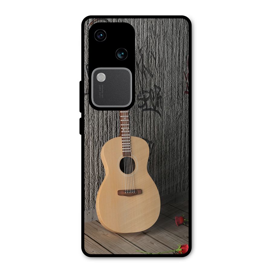 Guitar Classic Metal Back Case for Vivo V30