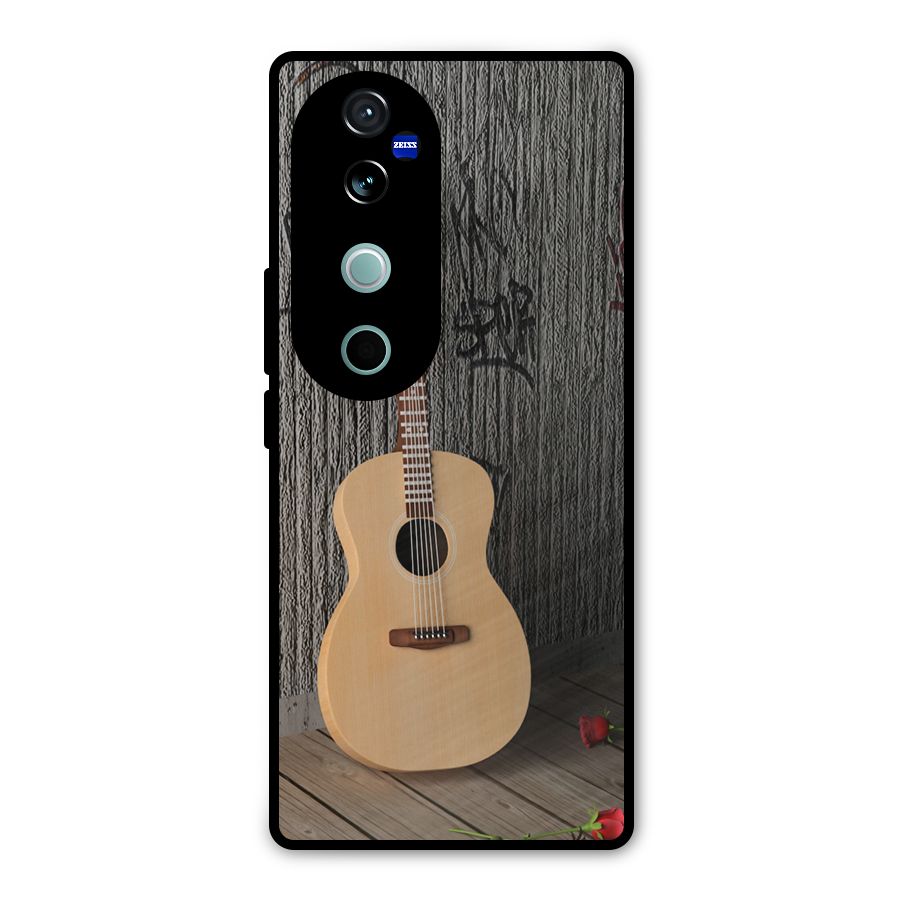 Guitar Classic Metal Back Case for Vivo V40 Pro