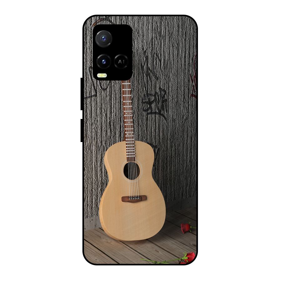 Guitar Classic Metal Back Case for Vivo Y21