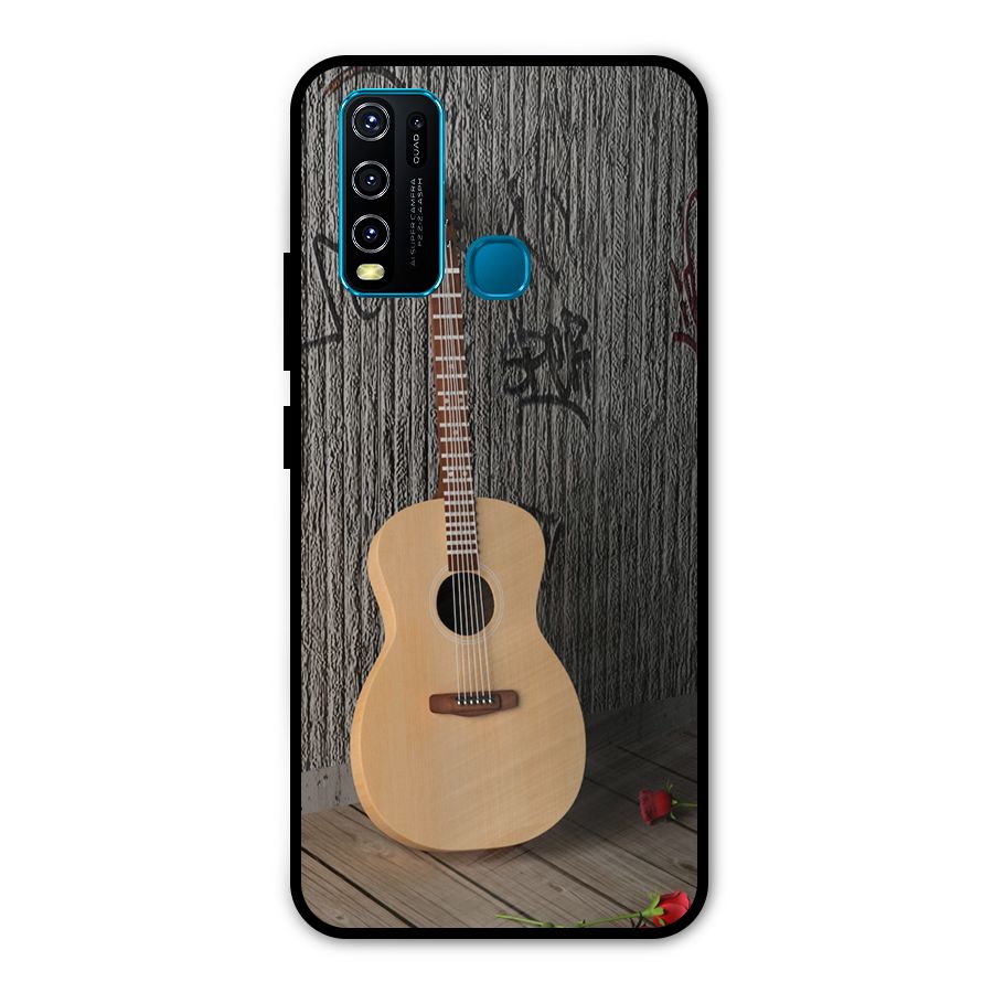 Guitar Classic Metal Back Case for Vivo Y30