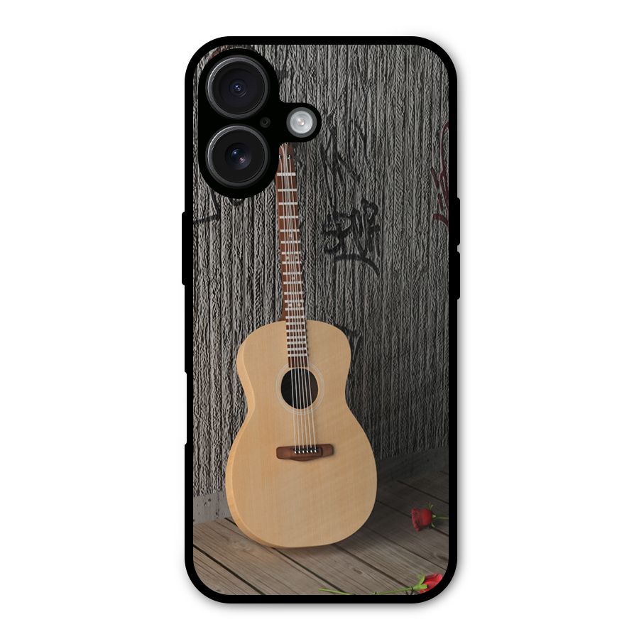 Guitar Classic Metal Back Case for iPhone 16