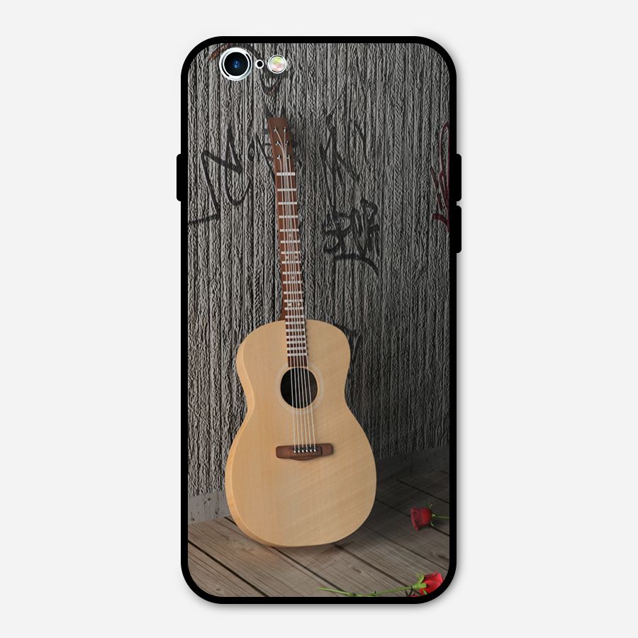 Guitar Classic Metal Back Case for iPhone 6 6s