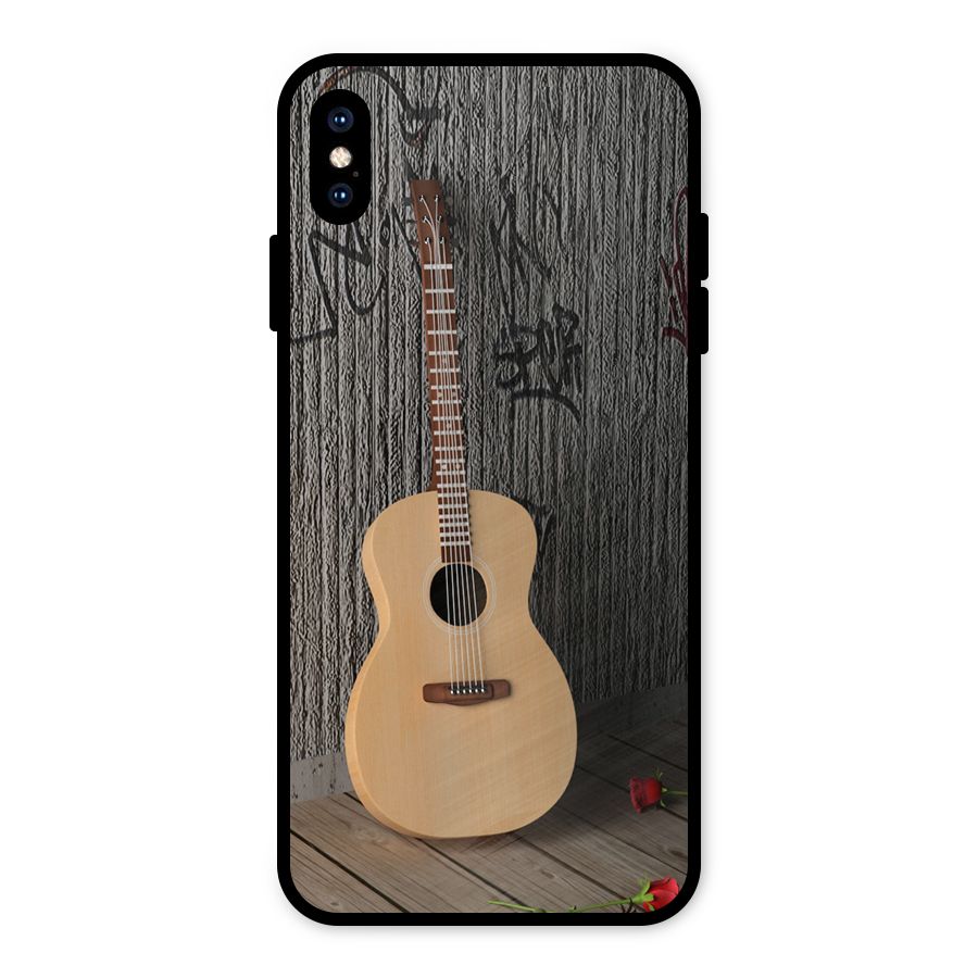 Guitar Classic Metal Back Case for iPhone XS Max