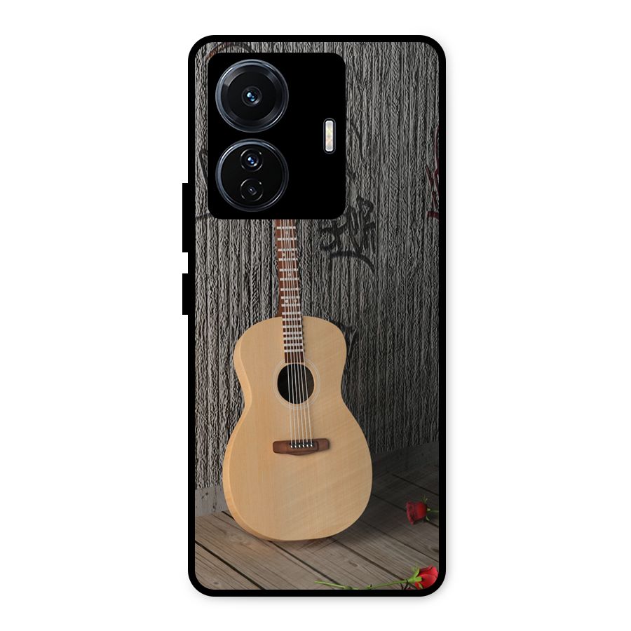 Guitar Classic Metal Back Case for iQOO Z6
