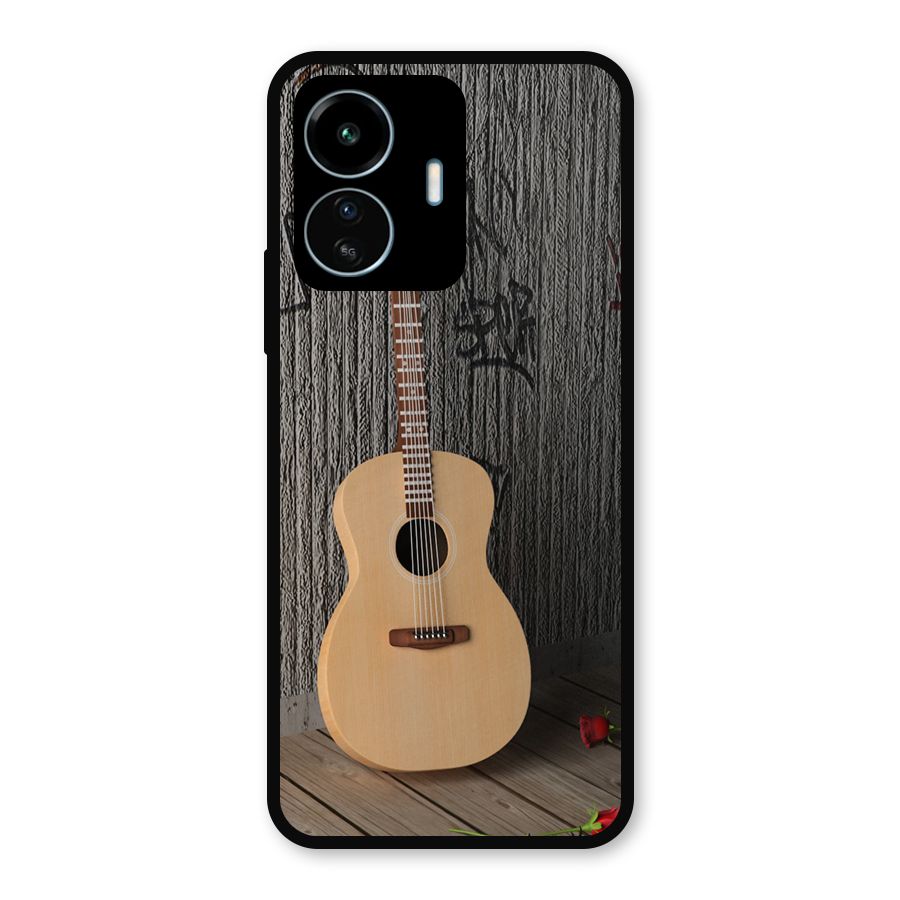 Guitar Classic Metal Back Case for vivo iQOO Z6 Lite 5G