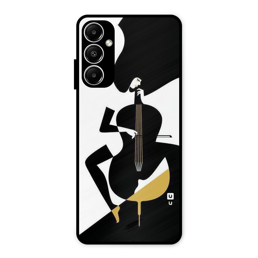 Guitar Women Metal Back Case for Galaxy A05s
