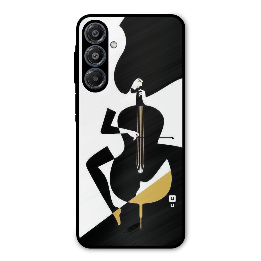 Guitar Women Metal Back Case for Galaxy A16 5G