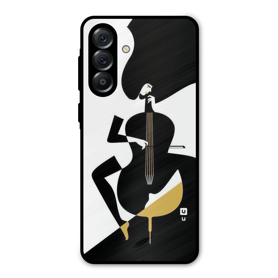 Guitar Women Metal Back Case for Galaxy A56
