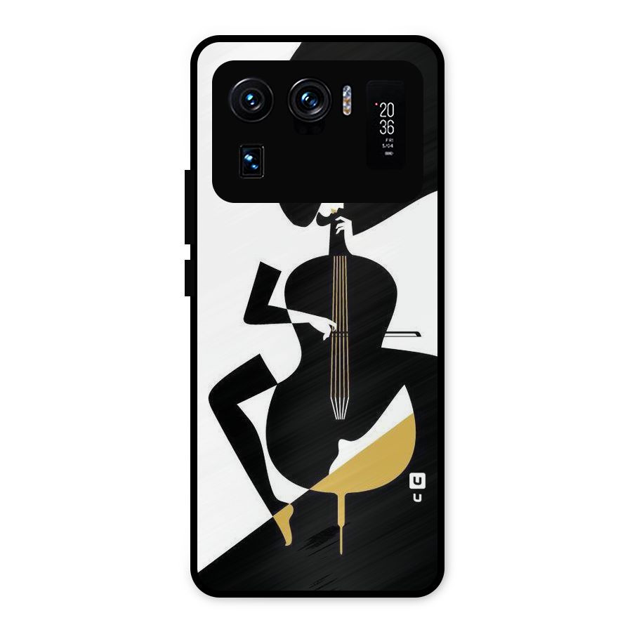 Guitar Women Metal Back Case for Mi 11 Ultra