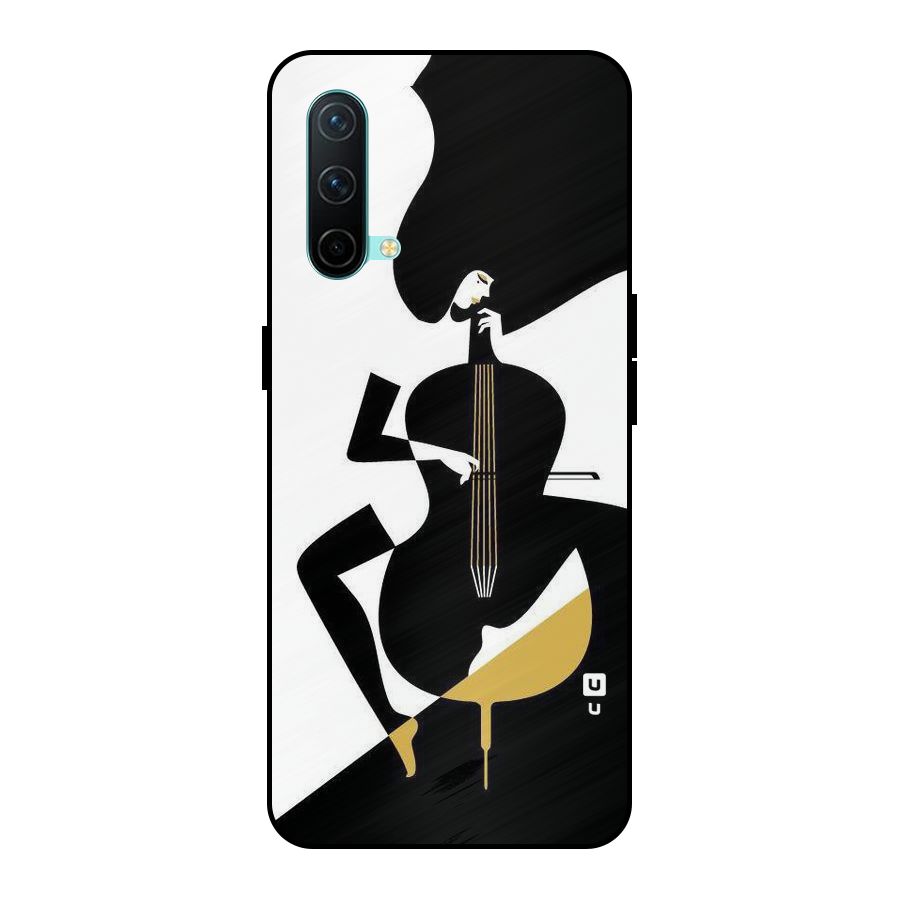 Guitar Women Metal Back Case for OnePlus Nord CE 5G