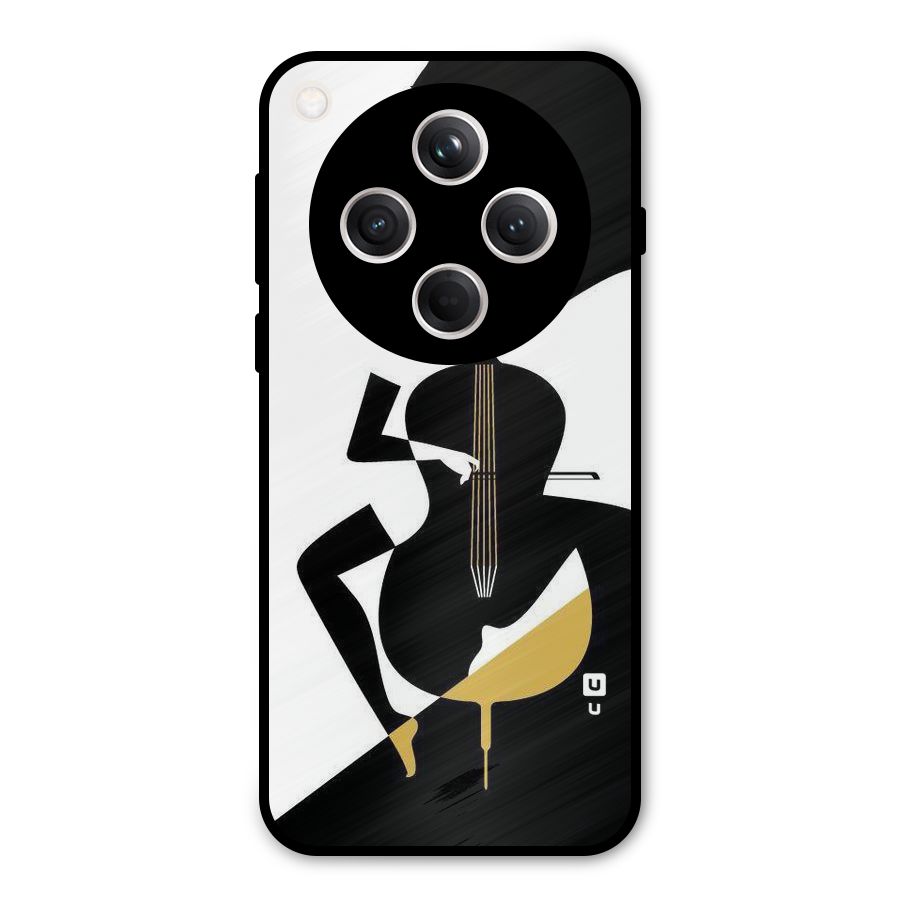 Guitar Women Metal Back Case for Oppo Find X8