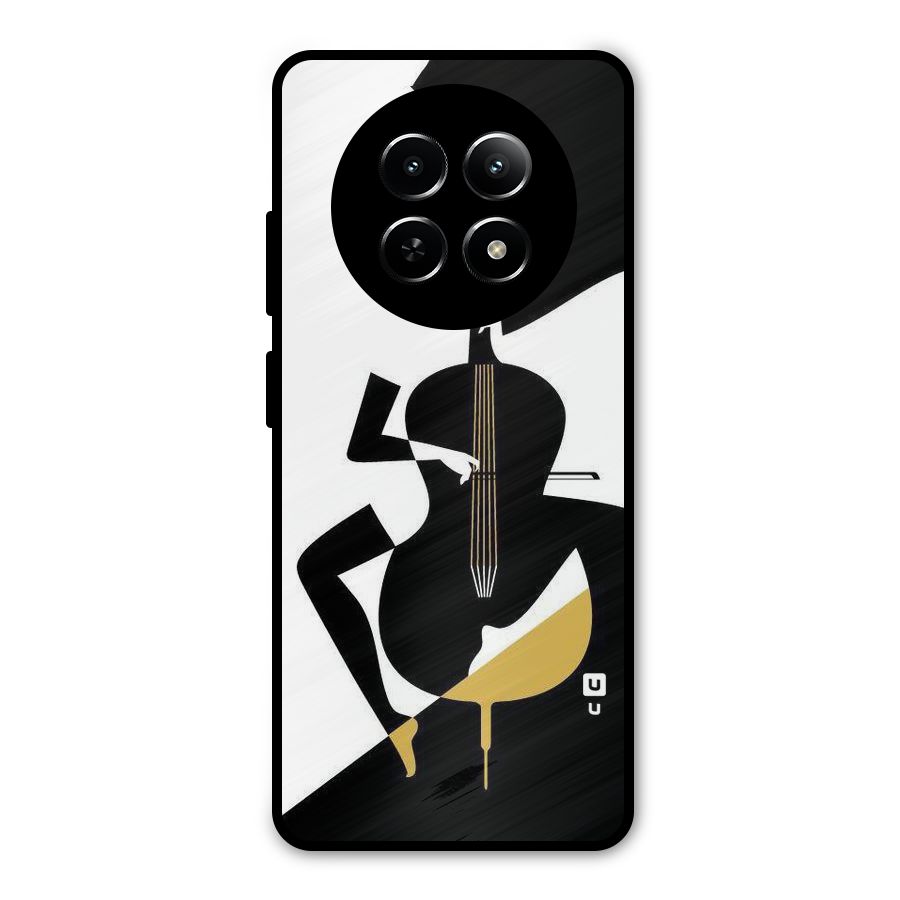 Guitar Women Metal Back Case for Realme 12x 5G