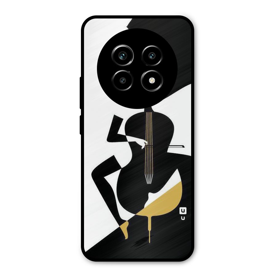 Guitar Women Metal Back Case for Realme 13 Pro