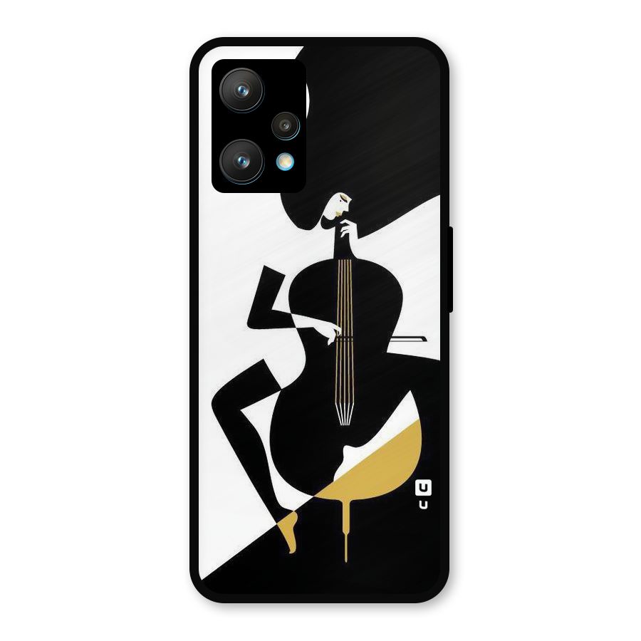 Guitar Women Metal Back Case for Realme 9 Pro Plus 5G