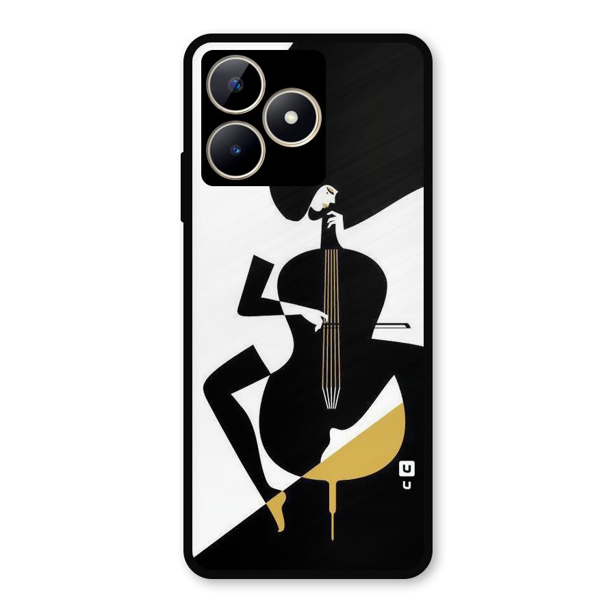 Guitar Women Metal Back Case for Realme C53