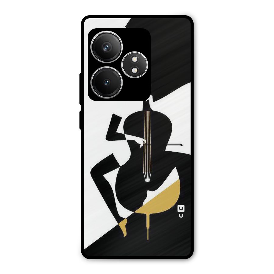 Guitar Women Metal Back Case for Realme GT 6T